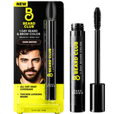 The Beard Club – bouteille de teinture barbe brun foncé prête à l'emploi.