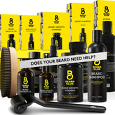 Le kit avancé The Beard Club avec derma-roller pour stimuler la pousse de la barbe.