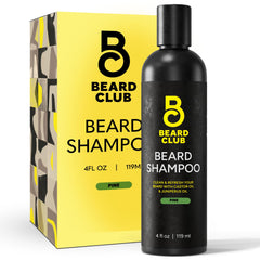 The Beard Club Shampoing Barbe Original dans un flacon, nettoyage en douceur et revitalisation.