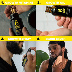 The Beard Club spray vitamines barbe – brume nourrissante pour hydrater et rafraîchir.