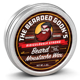The Bearded Goon - cire moustache et barbe: application facile pour une tenue durable.