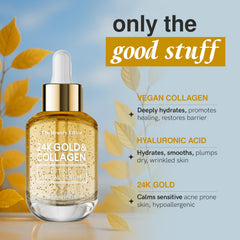 Peau hydratée et repulpée grâce au sérum The Beauty Elixir