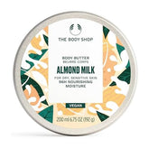 The Body Shop Beurre corporel lait d'amande – emballage pratique et recyclable.