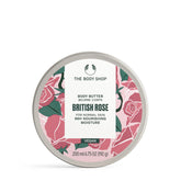 The Body Shop British Rose Body Butter – emballage aluminium et tube recyclable, réduction des déchets.