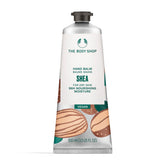 The Body Shop Shea Hand Balm, pot karité, hydratation rapide pour les mains.