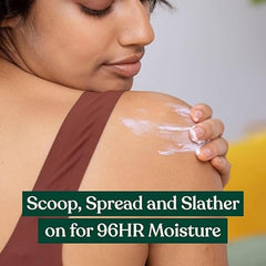 The Body Shop Hemp Body Moisturizer, application sur corps, apaise et nourrit en profondeur.