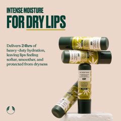 Hydratation en profondeur pour lèvres sèches grâce au soin The Body Shop.