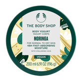 The Body Shop Moringa Body Yogurt flacon: hydratation rapide et légère.