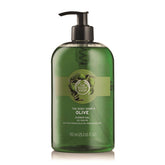 The Body Shop Olive Shower Gel: bouteille jumbo bien visible, lavage rafraîchissant