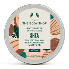 The Body Shop Shea Body Butter – pot velouté: texture douce pour nourrir durablement la peau.