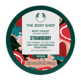 The Body Shop Strawberry Body Yogurt sur bouteille au design raffiné