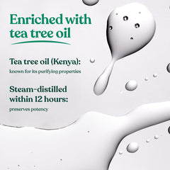 The Body Shop Tea Tree Oil: emballage vert et compact.