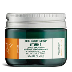 The Body Shop vitamine C lueur, bouteille-gel: hydratation légère pour peau lumineuse.