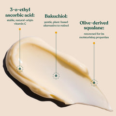 The Body Shop vitamine C lueur, peau lumineuse: effet frais et éclat naturel.