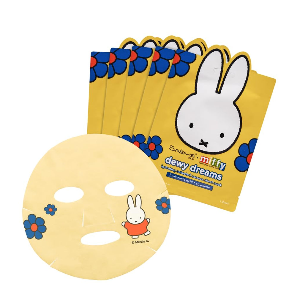 The Crème Shop Miffy Dewy Dreams mask pack on cover delivers hydration