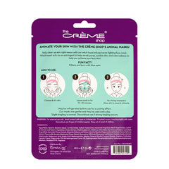 The Crème Shop pack de 3 masques chaton idéal pour une routine hydratante.