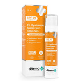 The Derma Co écran solaire Hyaluronique Aqua Gel: hydratation légère et SPF50.