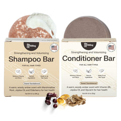 The Earthling Co: barre shampoing et apres-shampoing ensemble douceur pour cheveux.