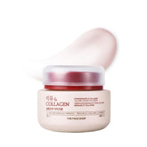 The Face Shop crème yeux grenade-collagen, effet lift léger autour des yeux.