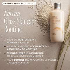 The Face Shop Rice Ceramide Emulsion – texture soyeuse et hydratation durable.