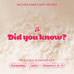 The Face Shop Rice Water Bright Light Cleansing Oil texture during massage.