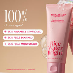The Face Shop RWB eye cream tube offers brightening, day-long comfort