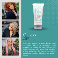 The Hair Diagram Bold Hold Lace Gelly – formule à base d’eau facile à nettoyer.
