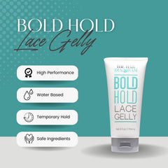 The Hair Diagram Bold Hold Lace Gelly – idéale pour les perruques frontales dentelle et les poils fins.
