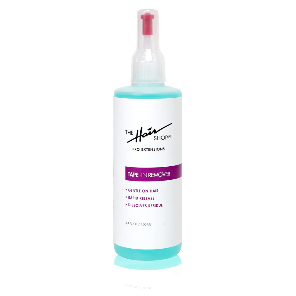 The Hair Shop X10 Pro-Tools Dissolvant Tape-in: bouteille précision, dissolution rapide des adhésifs.