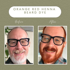 Application de la coloration The Henna Guys pour cheveux et barbe