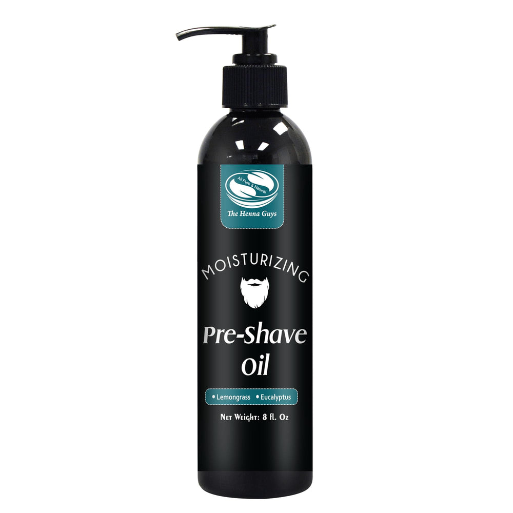 The Henna Guys huile pré rasage bouteille Lemongrass hydratation durable