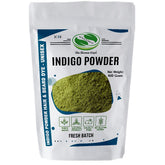 The Henna Guys Indigo: application de la poudre pour une coloration naturelle.