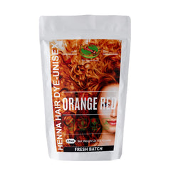 The Henna Guys: paquet 100 g rouge-orange pour cheveux et barbe