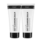 Baume nettoyant The INKEY List en duo, emballage prêt à l'utilisation.