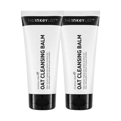 Baume nettoyant The INKEY List en duo, emballage prêt à l'utilisation.