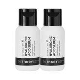 The INKEY List Hyaluronic Acid Serum Duo bottle front promoting deep hydration