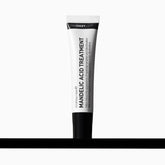 The INKEY List Mandelic Acid Treatment sur bouteille, exfoliation douce et hydratation ciblée.