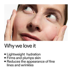 Texture crème douce du The INKEY List Peptide Moisturizer pour une absorption rapide.