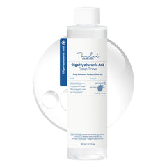 The Lab by Blanc Doux Oligo Hyaluronic Toner bottle for deep hydration.