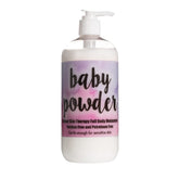 The Lotion Company 24-Hour Skin Therapy lotion bottle with baby powder scent for daily hydration.