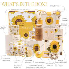 The Love Crate Co - Chaussettes polaires soleil, parfaites pour garder les pieds au chaud.