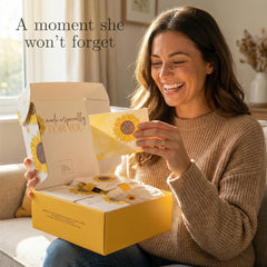 The Love Crate Co - Élastique cheveux soleil, pratique pour vos coiffures quotidiennes.
