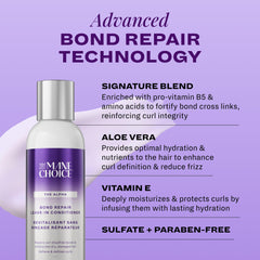 The Mane Choice Alpha Recoil Leave-In: Aloe Vera et vitamine E hydratent durablement.