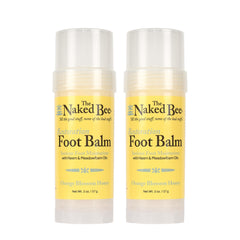 The Naked Bee baume pieds miel orange, application roulante adoucit callosités