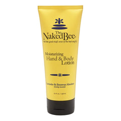 The Naked Bee lotion-corps lavande, flacon élégant pour hydratation durable.