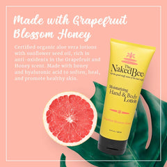 The Naked Bee - ingrédients aloé vera et huile de tournesol pour nourrir la peau