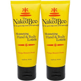 The Naked Bee orange blossom honey hand lotion bottle front for daily hydrating care.