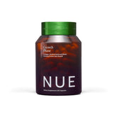 The Nue Co Phase de Croissance : bouteille de capsules prête pour une routine capillaire nourrissante.