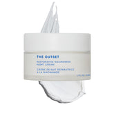 The Outset creme nuit niacinamide-bakuchiol: bouteille elegante et hydratante pour la peau