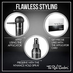 The Rich Barber N’Hance densité capillaire – rendu naturel et durable.